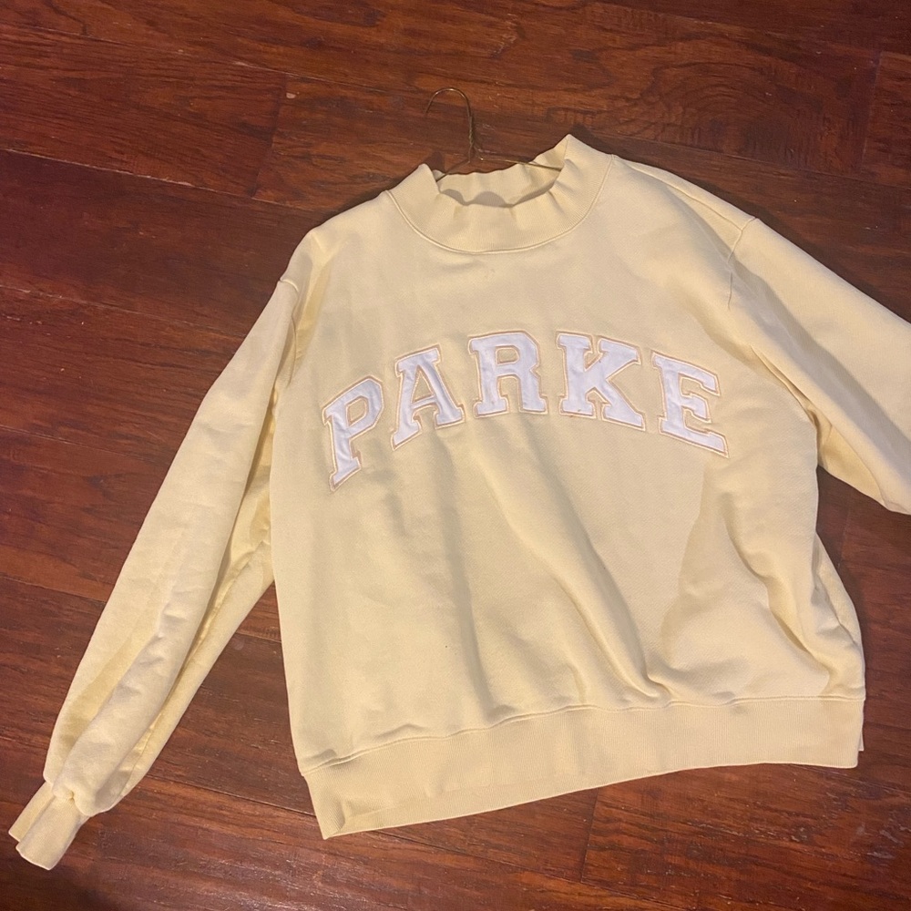 Parker Women's Cream Crew Neck Sweater